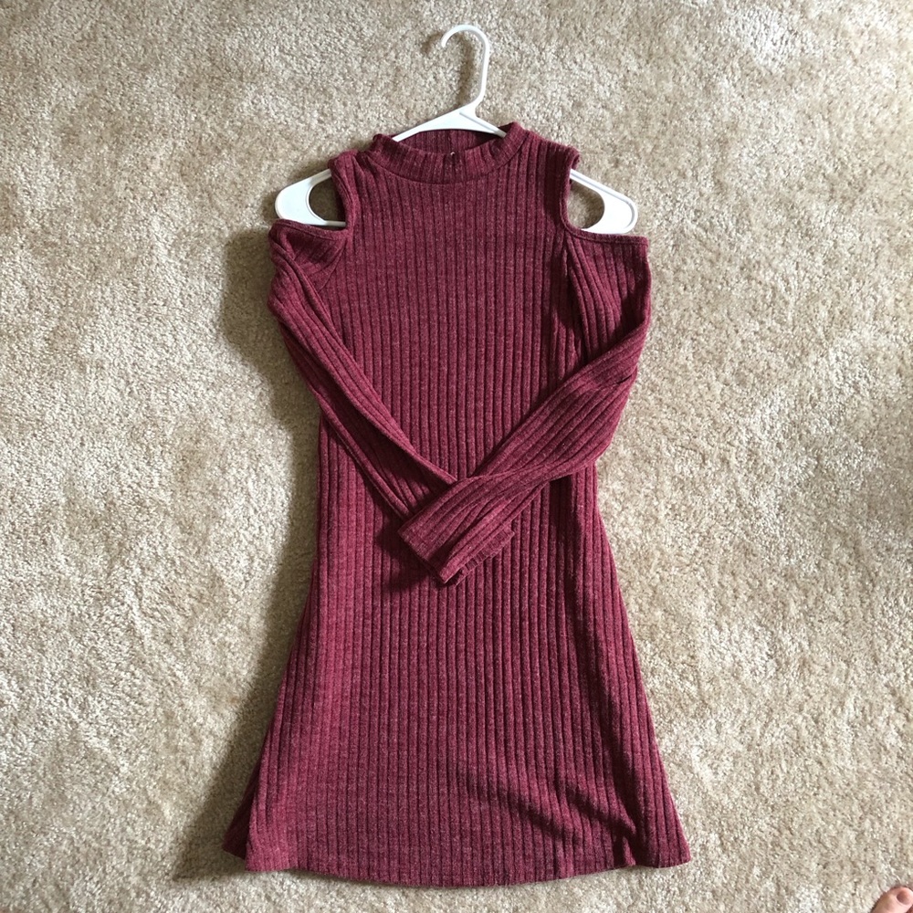 NWOT Pink Rose Long sleeve Dress